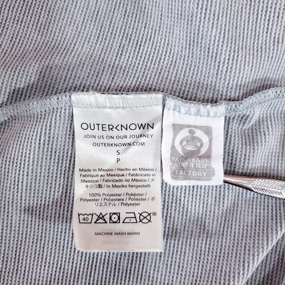 Outerknown Mens Size Small H2OK Tee Long Sleeve Shirt Gray UPF 30+ Performance - Picture 11 of 15